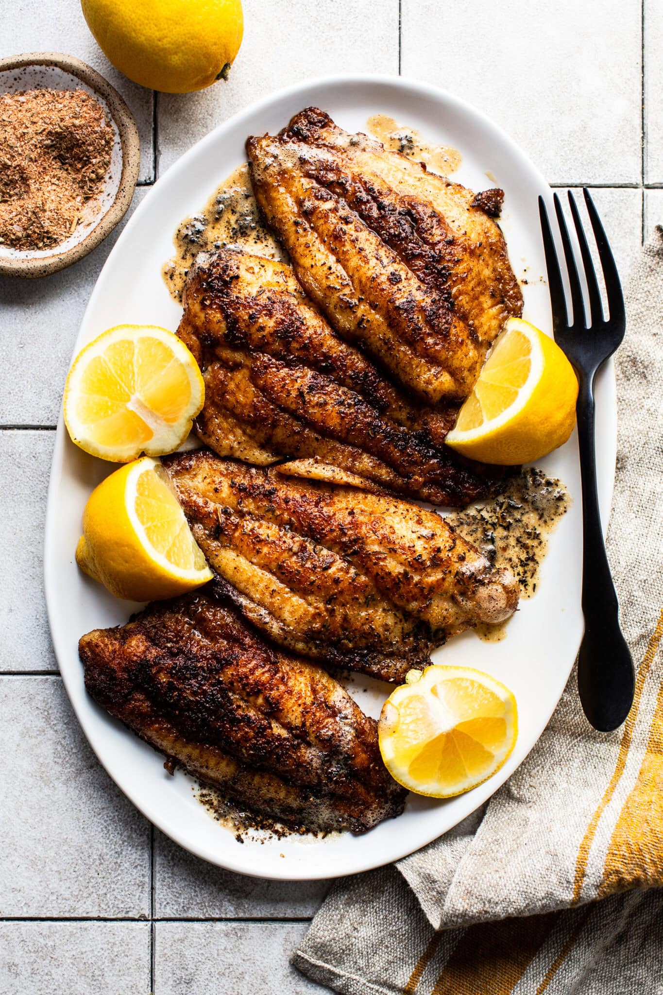 Cast-Iron Skillet Blackened Catfish - Butter Be Ready