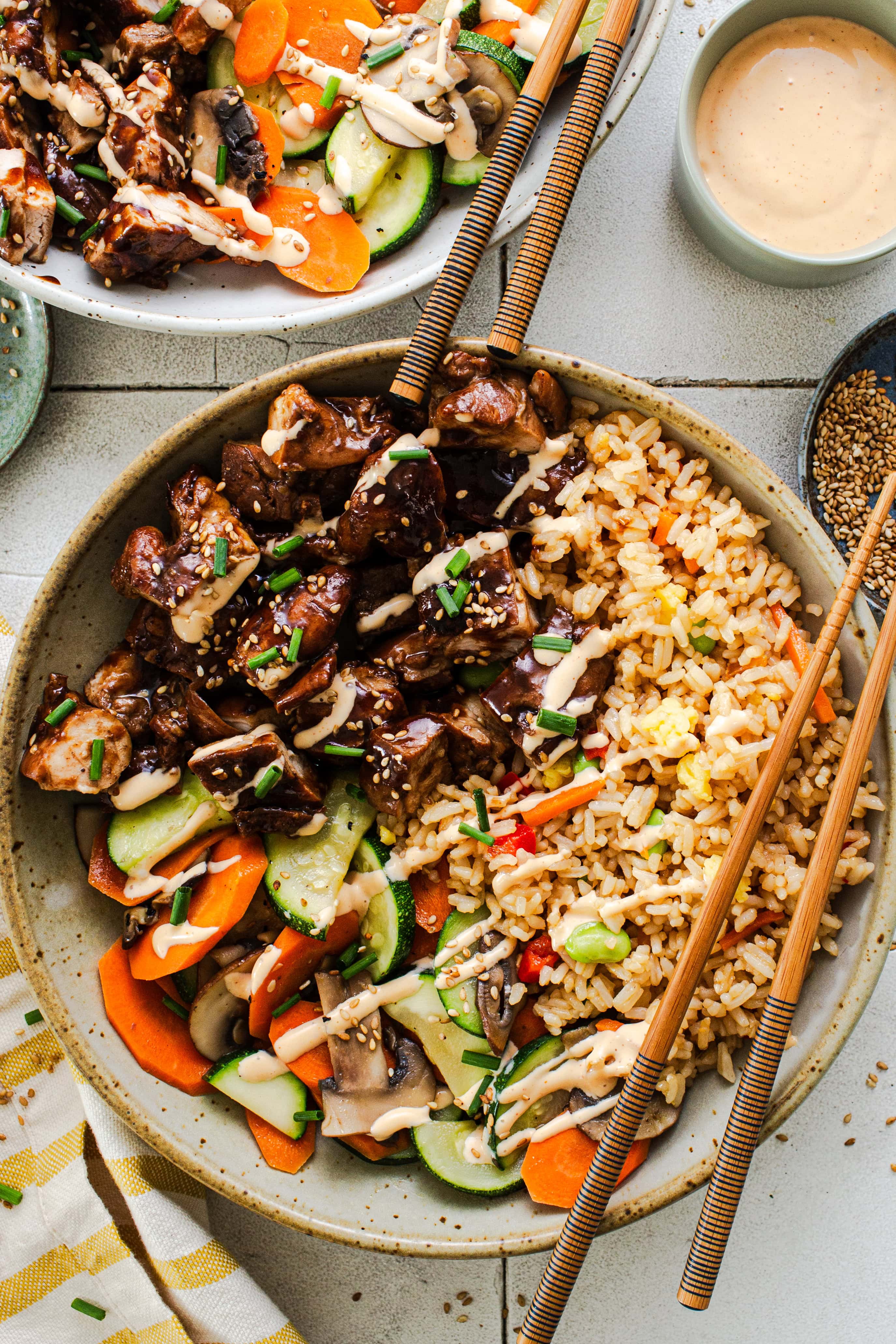Hibachi Chicken Bowls - Butter Be Ready