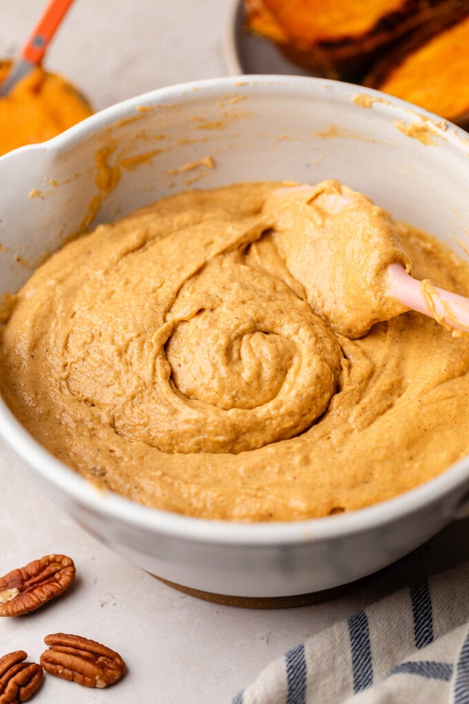 sweet potato waffle batter